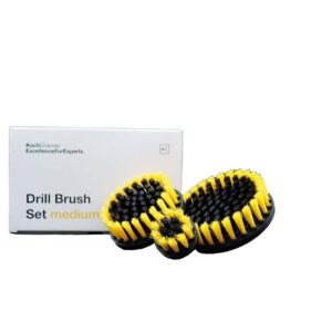 Koch Chemie Drill Brush Set – Комплект четки за почистване с машина – средна твърдост